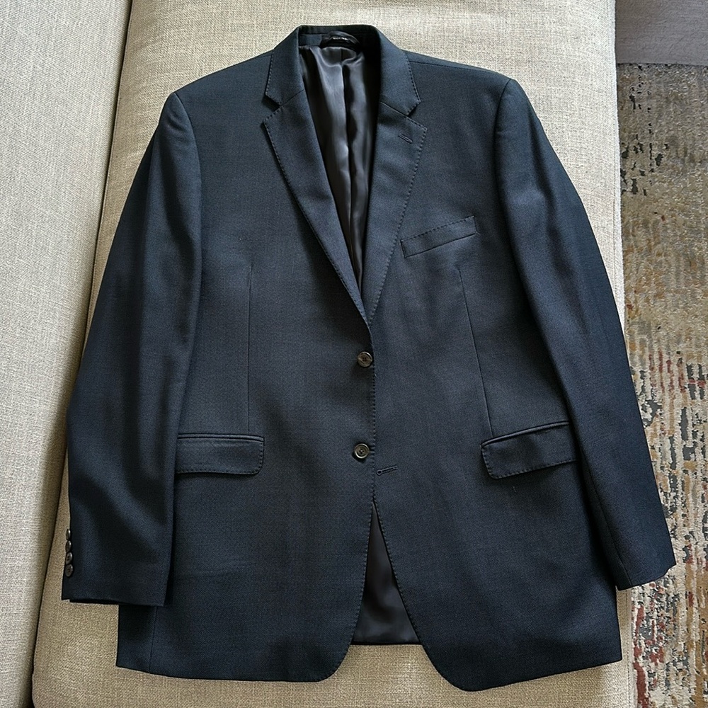 Lauren Ralph Lauren Navy Nailhead Jacket — 46L Slim Fit